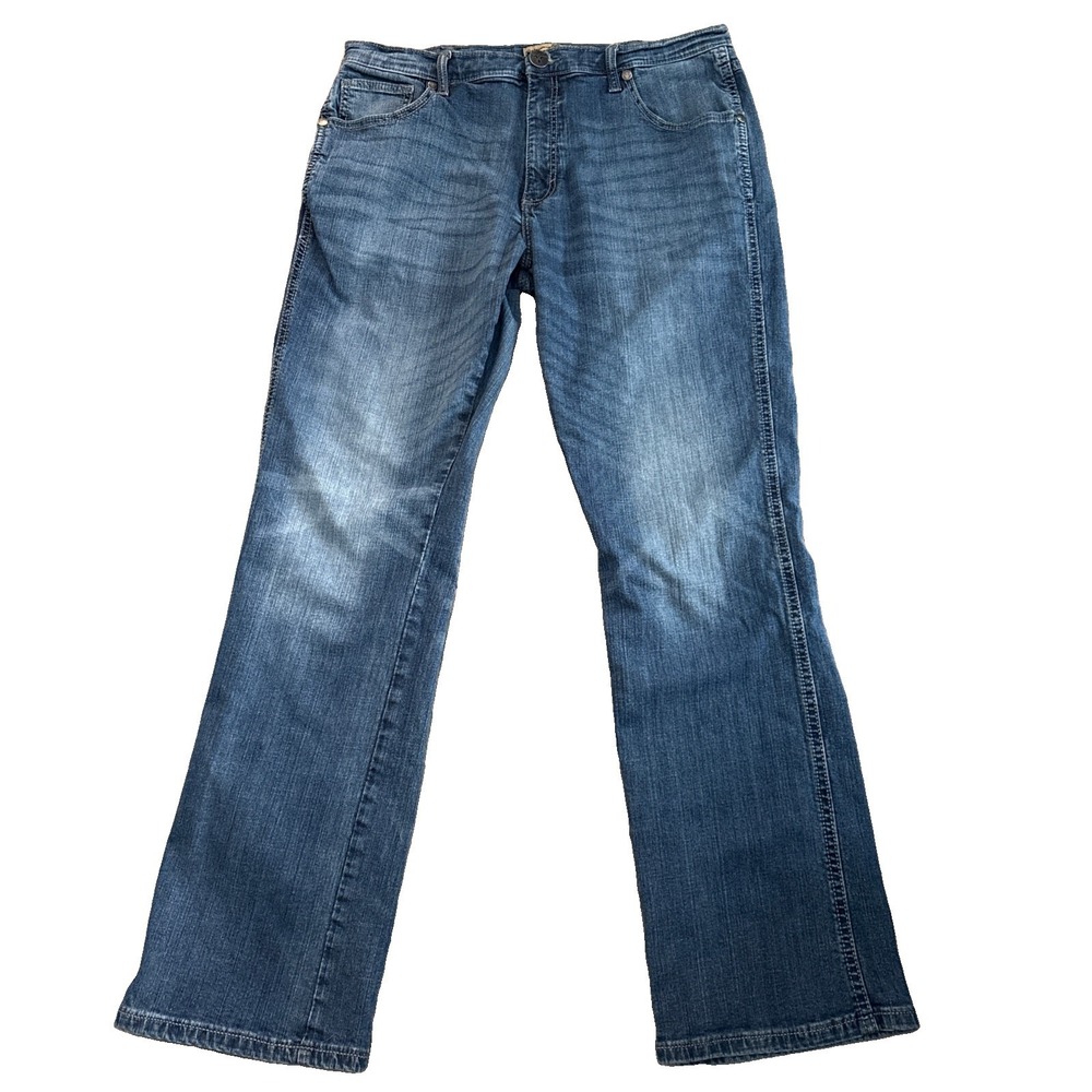 Wrangler 20X Jeans Mens 36x34 Blue Style 42 Straight Leg Five Pocket 42MWXBT